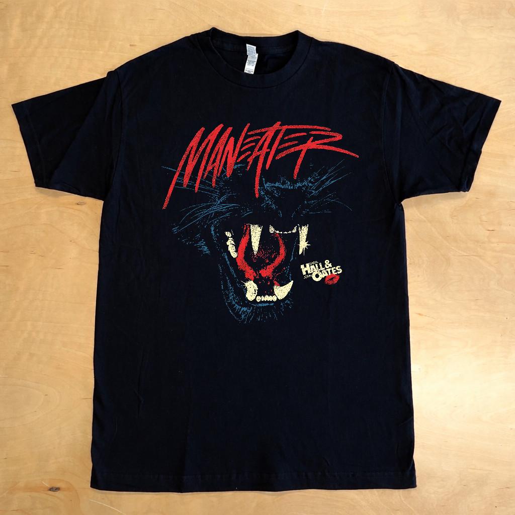 Hall and Oates Maneater Panther Music T-Shirt L