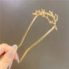 Chinese Punk Ruby Pendant Sword Hairpin Fashion Simple Modern Headdress Back Of The Head Pan Hair Ornament Fashion Retro New