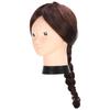 Haar-Styling-Flecht-Mannequin-Kopf-Make-up-Friseur-Trainingskopf (Ohne Makeup)Dunkelbraun