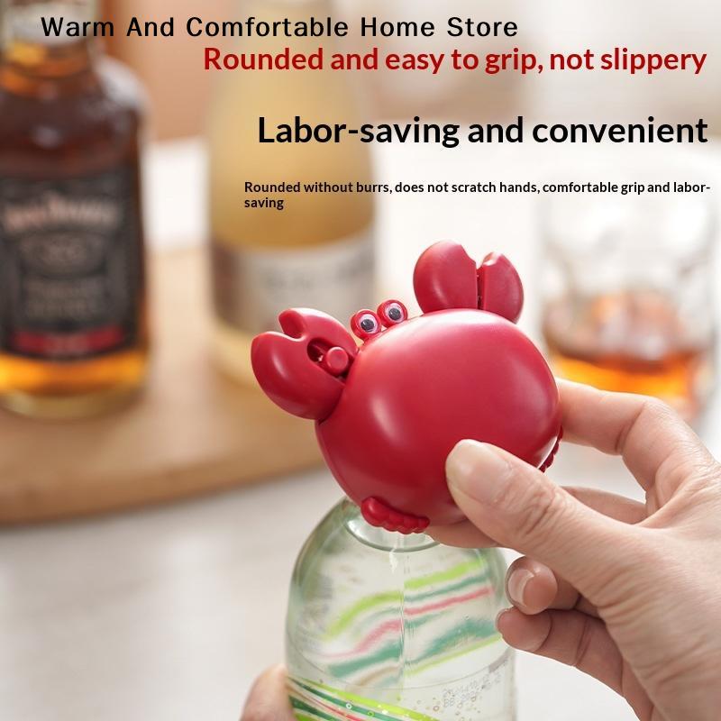 Creative Crab Claw Multi-functional Stainless Steel Bottle Opener with Magnetic Fridge Mount for Kitchen And Bar Decor