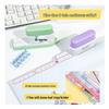Portable 5-Hole Adjustable Punch for A4/B5/A5 Paper