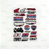 FOR HONDA CBR1000RR-R Reflective motorcycle stickers, 3M safety warning at night in the dark scooter helmets RA4 lcnd9