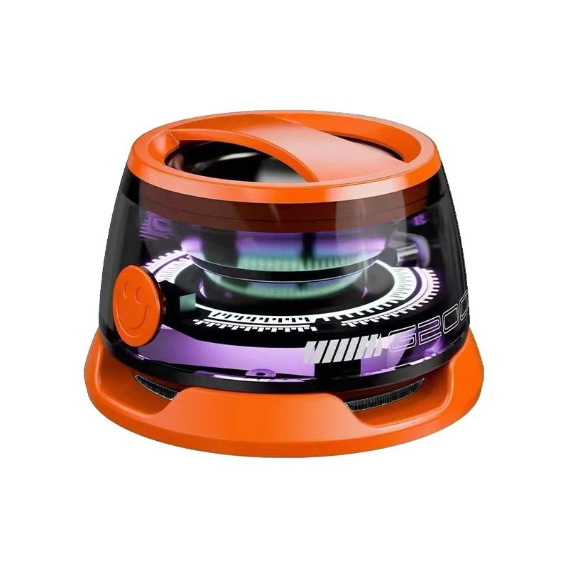 Portable Mini Bluetooth Speaker G200 RGB Lighting Magnetic Speaker BT5.3 Mini Sound Box 7 Hours Playback Phone Holder