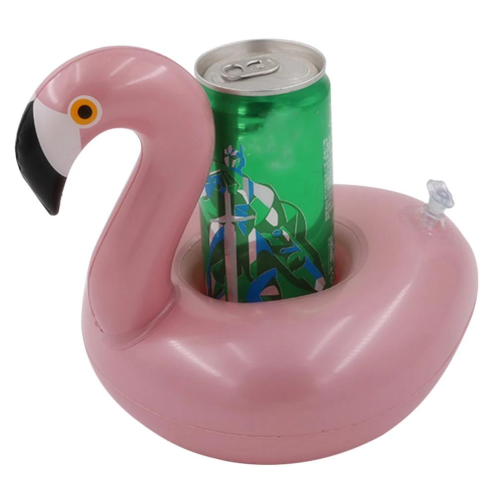 1-30PCS Float Inflatable Flamingo Drink Cup Holder Party Decor Water Cup Holder Swimming Pool Toys Beach Inflatables Party Decor