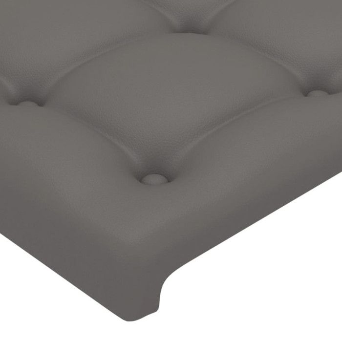 VidaXL Headboard Bedroom Furniture Single Bed Accessory Headboard Bed Frame Interior Grey 90x5x78/88 Cm 346428