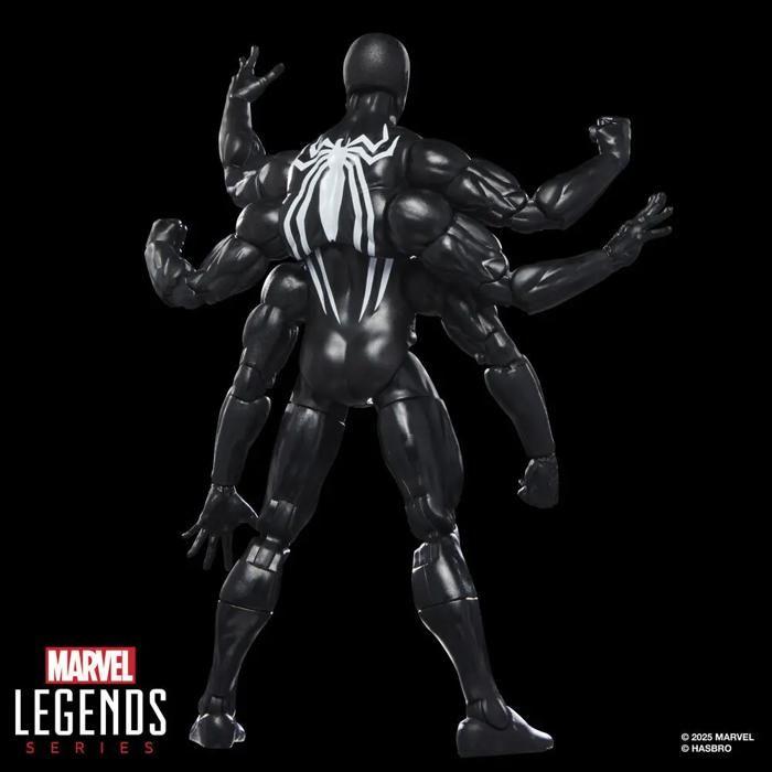 Figurine - HASBRO - Marvel Legends Series Dark Avengers Spider-Man - Noir - Articulée - Accessoires inclus
