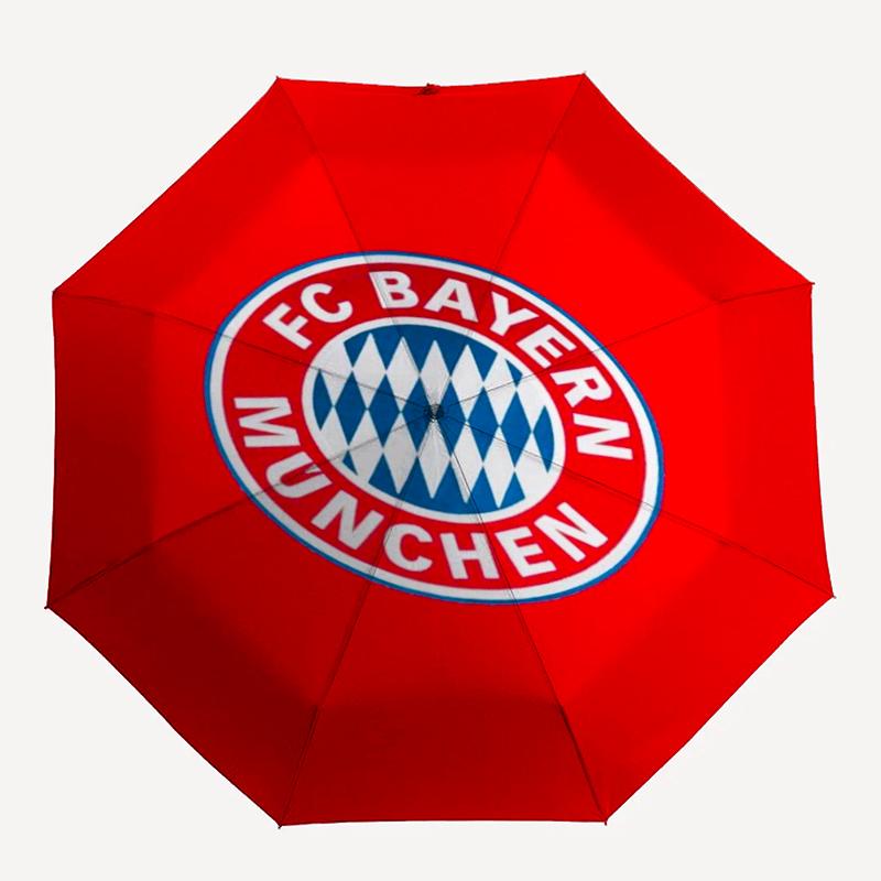 Bayern Munich Theme Automatic Umbrella, Lightweight & Portable, 8 Rib, Perfect for Outdoor Travel, Birthdays, Christmas, Gifts.
