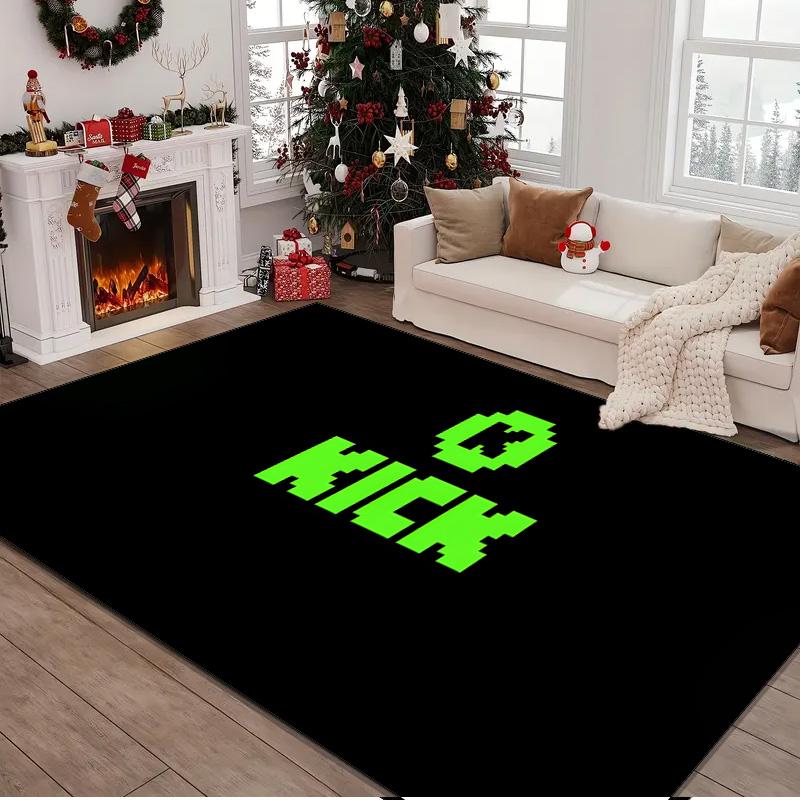 Kick Rug Area rug for Livingroom, Bedroom, Palyroom, Chair Rug, Office Rug, Floor mat, Large Size Fan Christmas Birthday gift