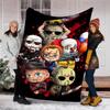 1pc Chucky1 Theme Blanket - Digital Print, Polyester, Cozy for All Seasons, Perfect for Outdoor, Camping, and Travel