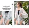 Women's Chiffon Sun Protection Cardigan - Loose, Versatile, Bell Sleeve, Trendy Outerwear