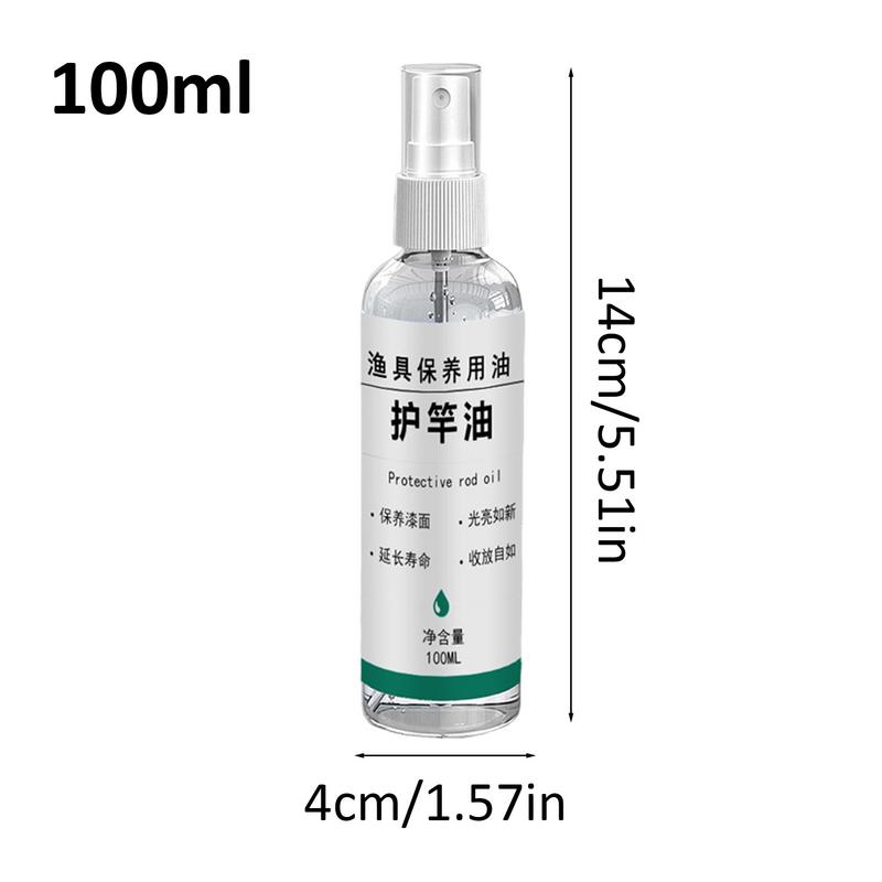 Fishing Rod Oil Spray Oil For Fishing Rod Spray Fishing Rod Cleaner 100ml Fishing Rod Oil For Clean Protect And Maintain Your