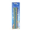 6pcs Metal Reusable 304 Stainless Steel Straws Straight Bent Drinking Straw With Case Cleaning Brush Set Party Bar accessory