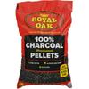 100% Hardwood Charcoal Pellets 20lb Water Resistant Premium BBQ Grill Pellets High Heat Authentic Flavor No Fillers Safe All