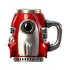 Space Theme Insulated Cup Rockets Shape Double Walled Coffee Mug for Men Boyfriend Gift Milk Juice Beer Beverage Cup