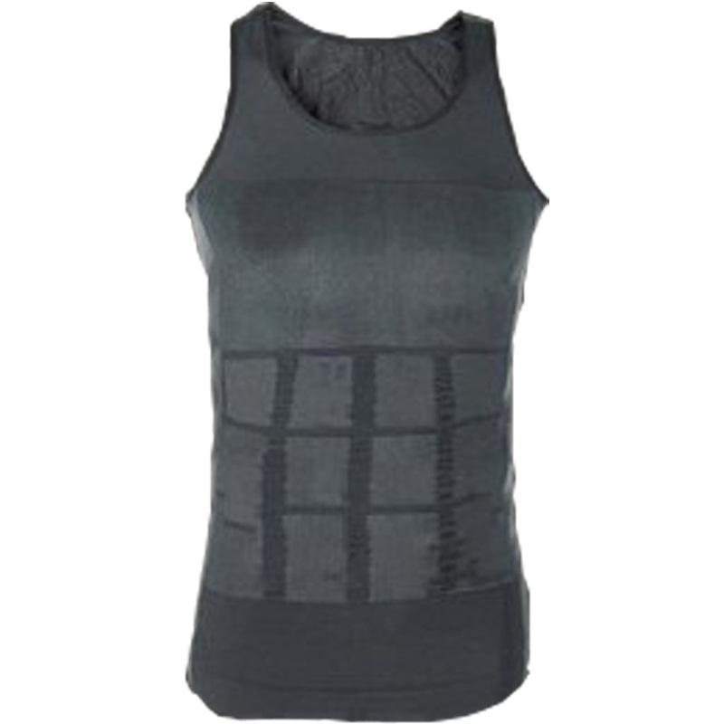 Men's Slimming Body Shaper Vest - Tummy Control & Chest Binder