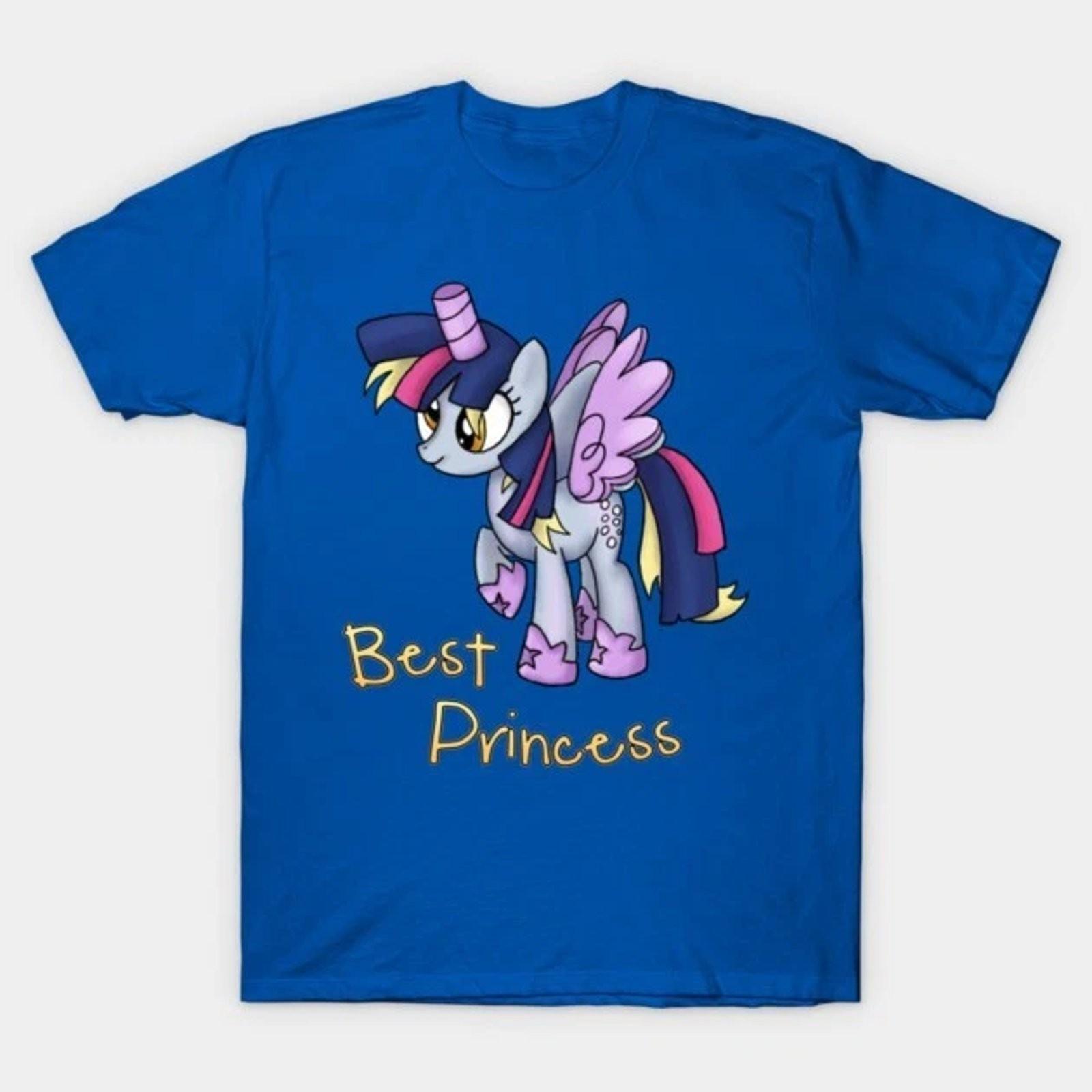 My Little Pony Derpy Hooves Best Princess Graphic Tee Unisex Cotton Funny Gift S разноцветный