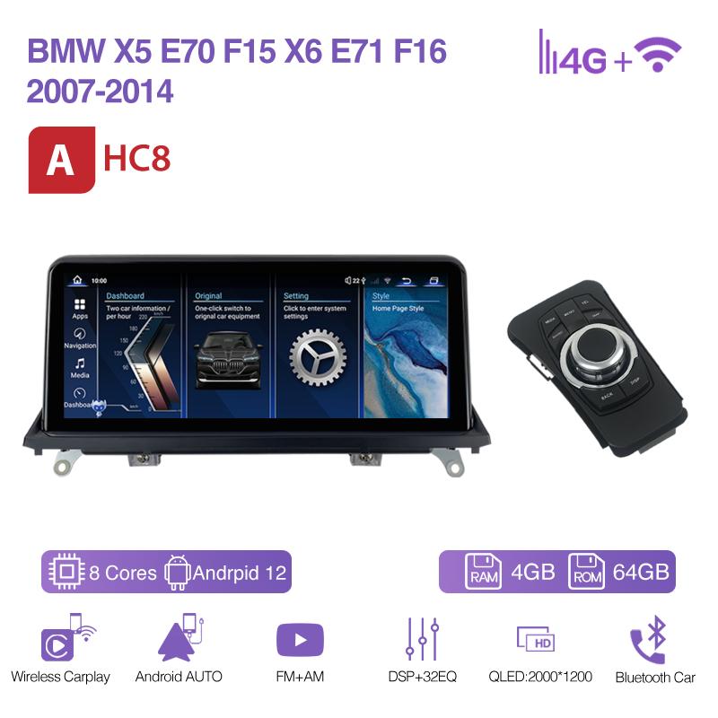 10.25Inch Car Multimedia Video Player For BMW 3 Series E90/E91/E92/E93 2007-2012 GPS Navigation Radio CarPlay 4G 360Camera