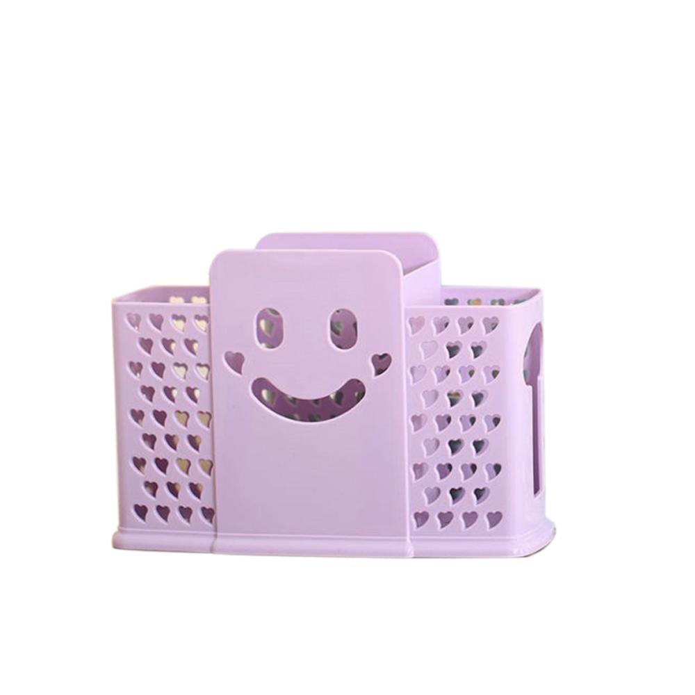 Kitchen Draining Rack Cage Cutlery Chopsticks Spoon Holder Storage Box Plastic