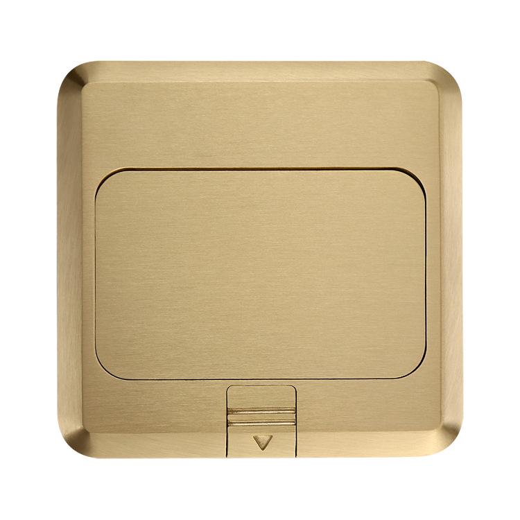 Gold Copper Universal Pop-up Floor Socket with Slow Rise