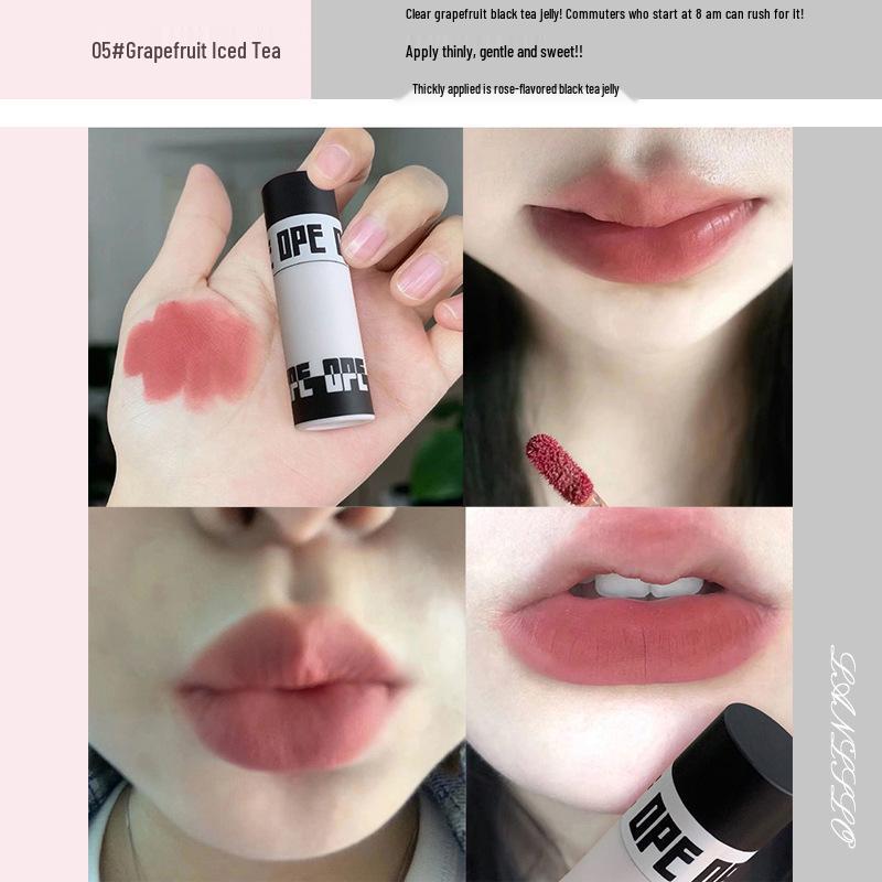 

Authentic Matte Velvet Lip Tint: Student-Friendly, Whitening, Smoky Makeup Lip Gloss