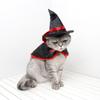 Cloth Halloween Pet Cloak Soft Dog Witch Costume Dog Accessories Pet Witch Cloak  Cosplay Party