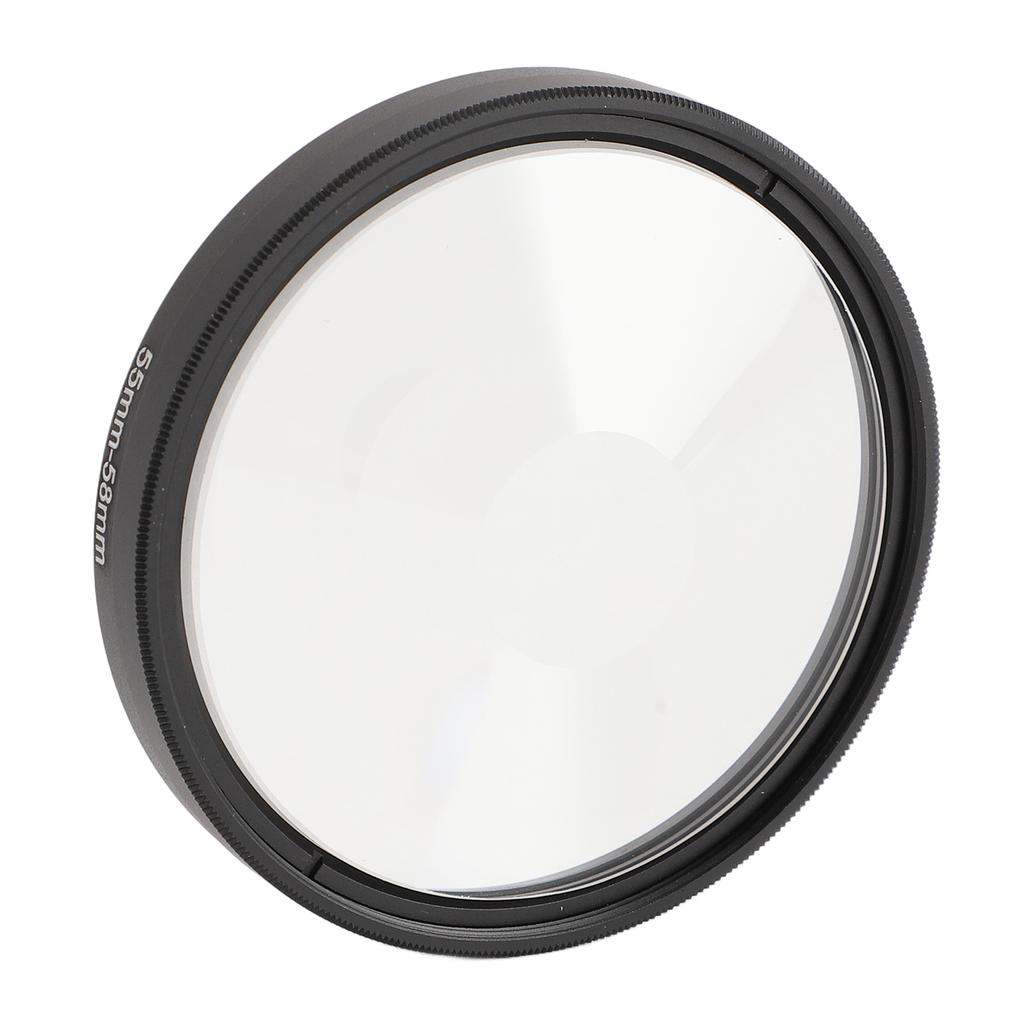 55mm Prisme Linse Tunnelsyn Forvrengt Virvelstrøm Virvel Prisme Vri Uskarphetseffekt Filter Kameraeffekt