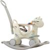 Children’s Wooden 2-in-1 Rocking Horse & Stroller - Ideal Birthday Gift for One-Year-Olds