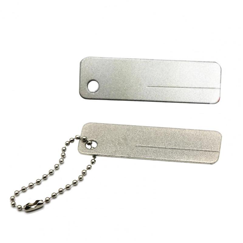 

1Pc Fishing Hook Sharpener Portable Diamond Stone Mini EDC Pocket Keychain Fish Hook Sharpen Tools Knife for Outdoor Accessories