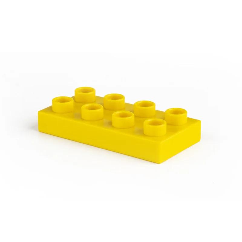 Groot formaat Blok Dunne Baksteen 2x4 10 stuks/partij Educatief Bouwblokkenset Compatibel met Duplo Blok Bakstenen Plastic Speelgoed Speelsets voor Kinderen