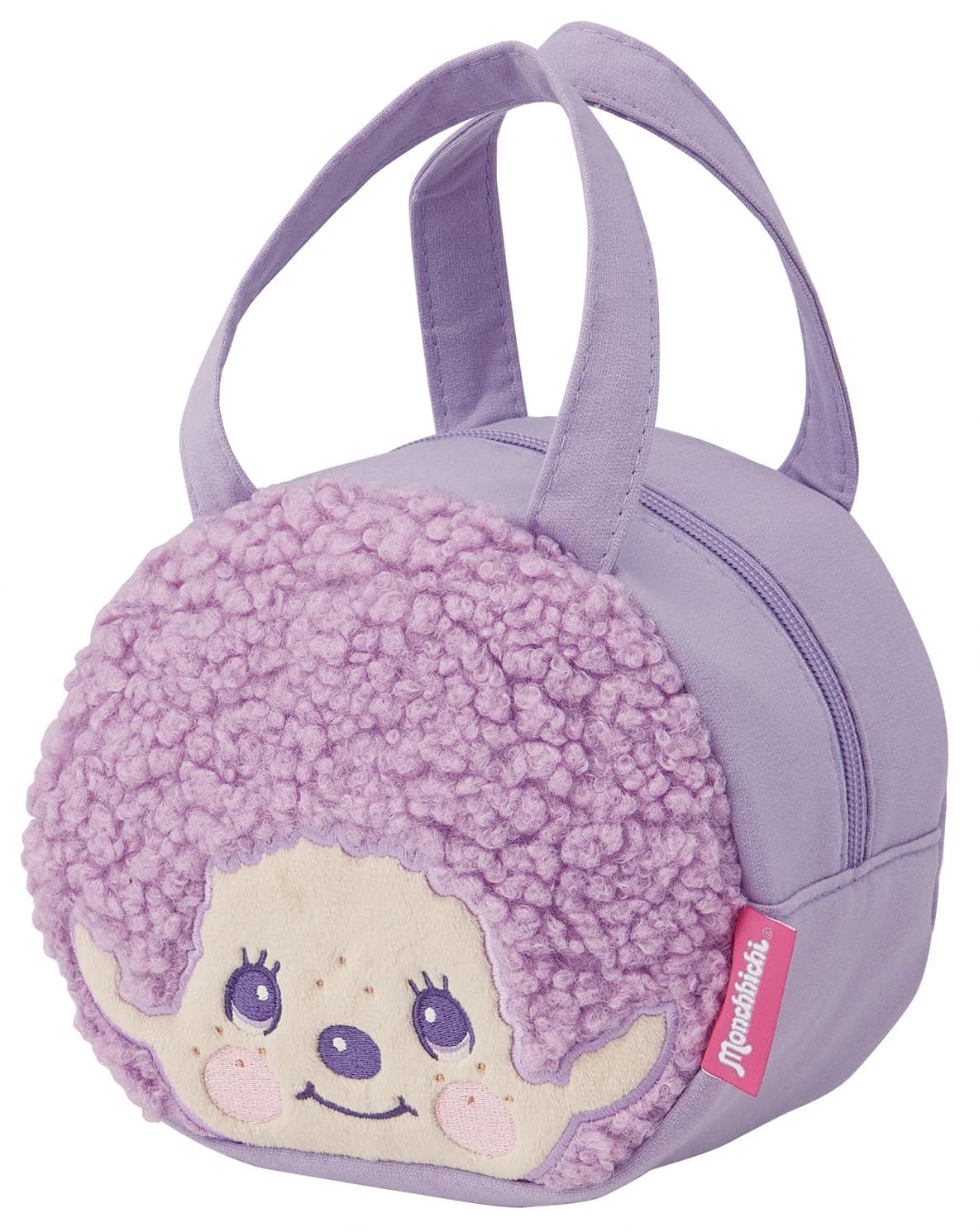 Skater Lunch Sweatshirt Monchhichi Purple Die-Cut Bag, Material, COLORS, KNBD1-A
