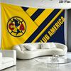 Club America Wall Tapestry Aesthetic Wall Hanging Printed Fabric Blanket Decorative Tapestries for Bedroom Living Room Home Decor