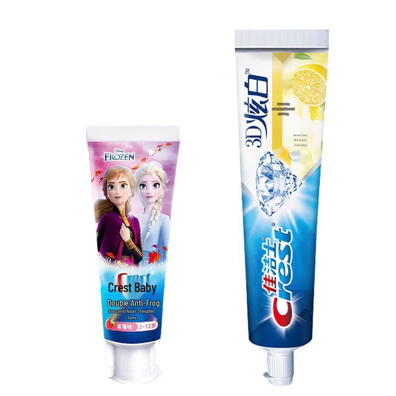 Crest Kids Anti-Cavity & 3D White Toothpaste Bundle