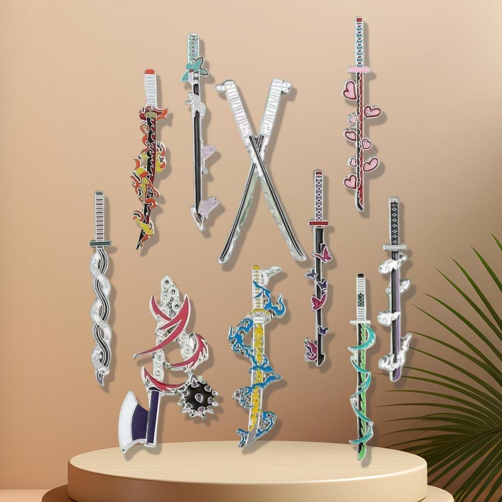 Creative Demon Slayer Anime Character Alloy Brooch Badge