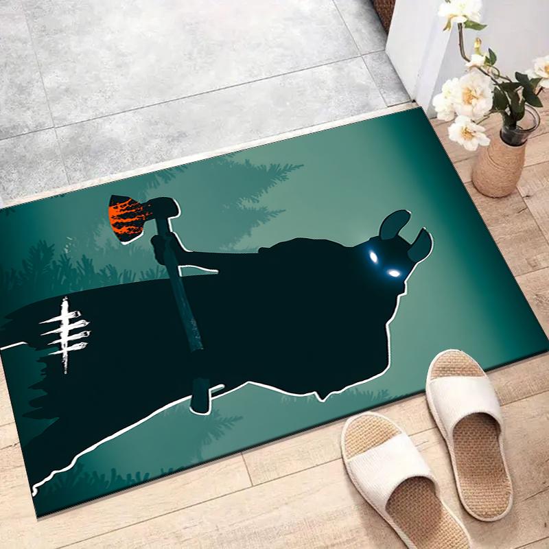 Dead by Daylight Polyester Carpet, Soft Indoor Mat for Office Chair, Living Room, Computer Desk - Decorative Home Office Rug Design
