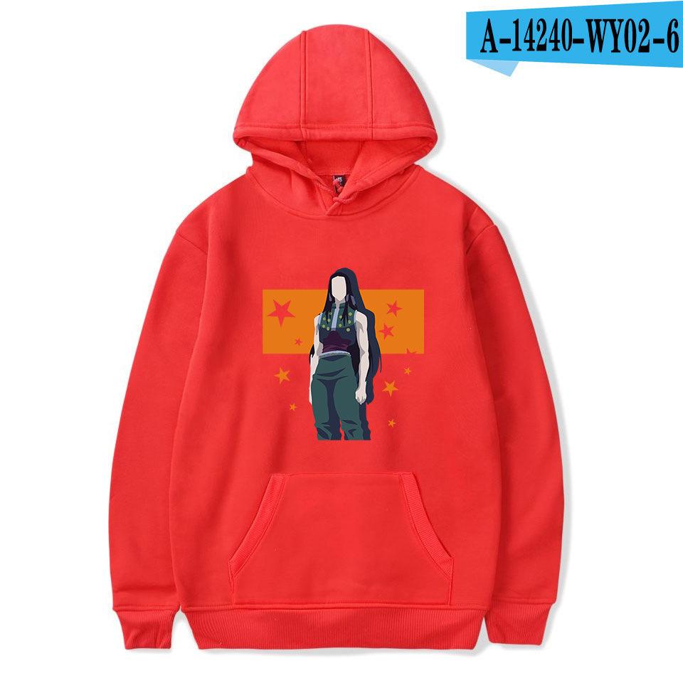 New Animation Peripheral Loose Large Size Casual Men'S And Women'S Hooded Sweater