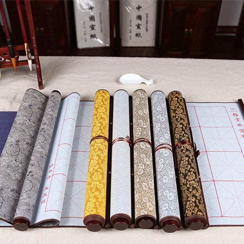 Calligraphy Practice Cloths Water Based Writing Nonwoven Fabric Multicolor Smooth Writing Design for Different Fonts