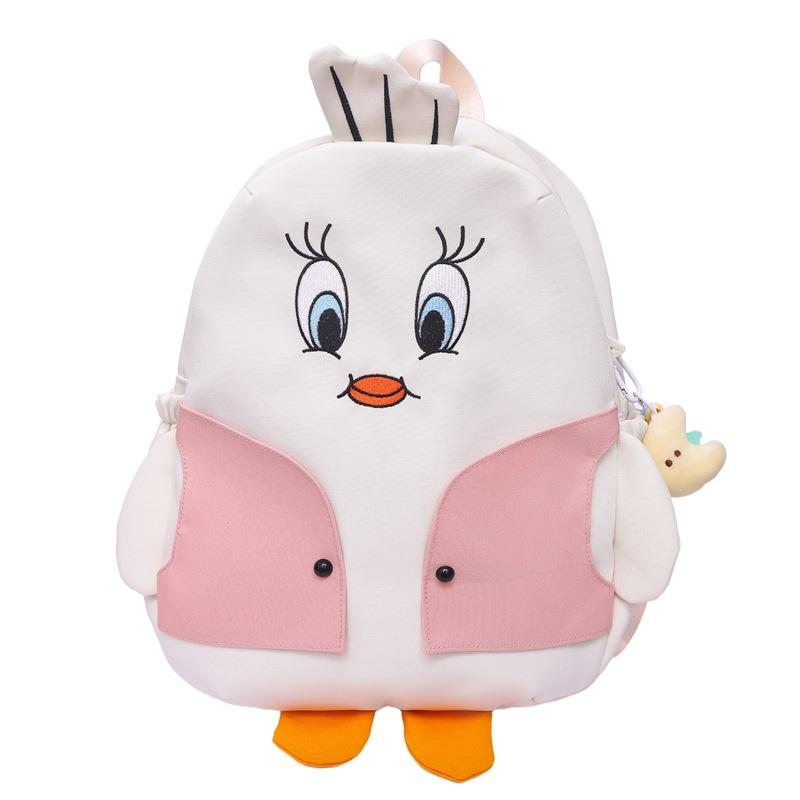 Сладкий ветер мягкая девушка студенческий стиль ins мультяшный рюкзак женский летний новый модный студенческий рюкзак белый