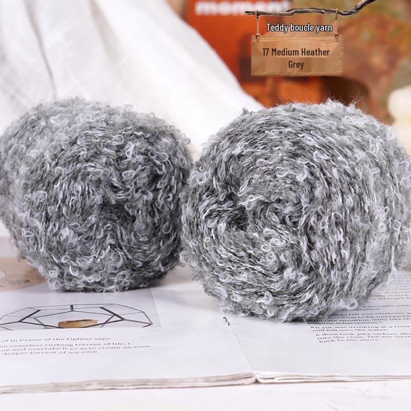 Colorful Loop Yarn Ball for Crochet & Knitting: Perfect for Handmade DIY Sweaters, Scarves, Dolls, & Small Projects.