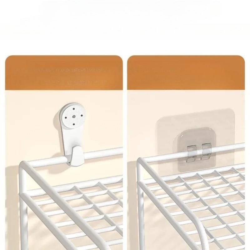 Wall-Mounted WiFi Router Shelf No-Drill Set-Top Box Storage Rack Home Cable Organizer Heat Dissipation Bracket