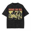 Pierce The Veil classic album poster print Tshirt Unisex Women Vintage Washed cotton gohtic YK style oversized top summer new tee