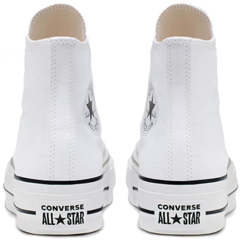Converse All Star Lift Muffin-Sole Casual High Top Canvas Women's Pure White