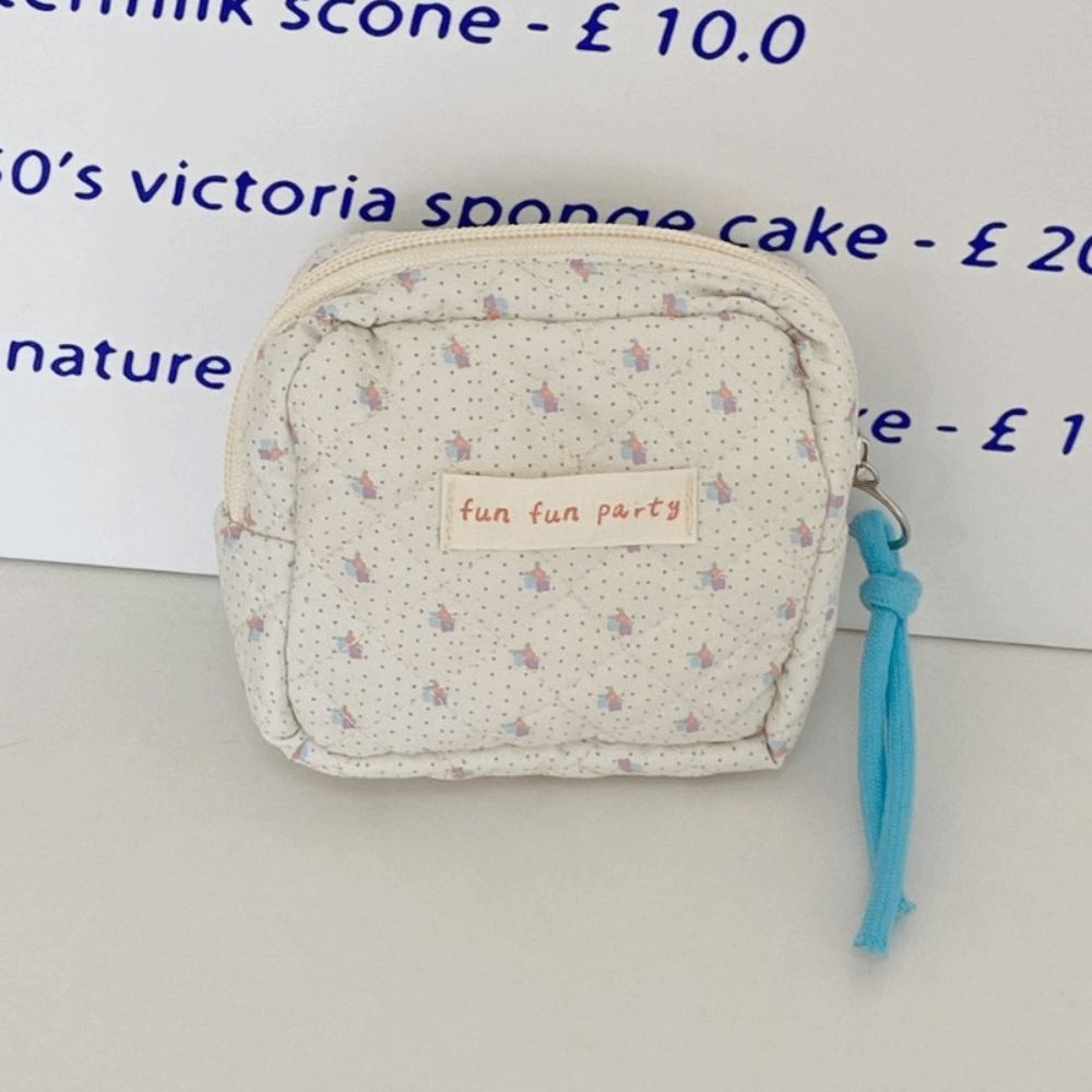 Cute Cartoon Sanitary Napkin Bag Portable Mini Makeup Bag Zipper Large Capacity Coin Purse Cosmetic,earphone Etc Storage