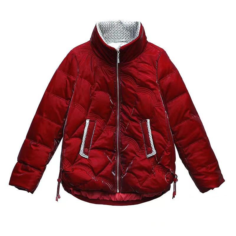 Bavlněná bunda High End Down pro ženy Nová zimní korejská verze Bavlněná bunda v cizím stylu Malá a štíhlá bunda Bavlněná bunda bez praní