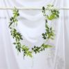 Artificial Plant Ivy Wisteria Flowers Vine Garland Room Home Room Garden Valentine's Decora Wedding Wreath Arch Outdoor YardGift