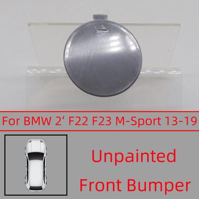 Front Bumper Tow Hook Cover For BMW 2 F22 F23 Lci M-Sport 2013-2019 Car Bumper Trim Cap Trailer Shell Painted 51118058061