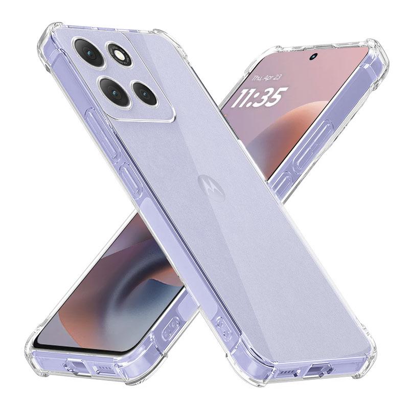 For Moto G86 Power G67 Power Case Silicone Soft Phone Case For Motorola G56 Moto G86 G06 Airbag Transparent Protect Cover