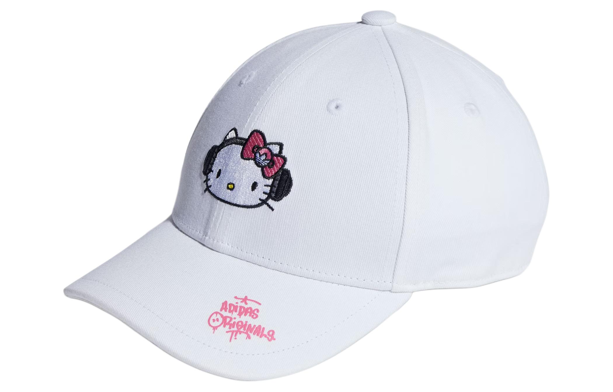 Хлопковые Бейсболки Adidas x Sanrio Детские Белые IT7340 F