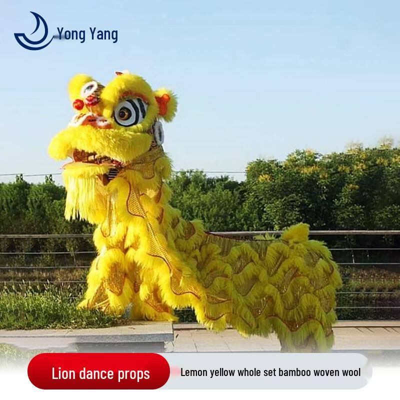 Adult Wool Southern Lion Dance Costume Set