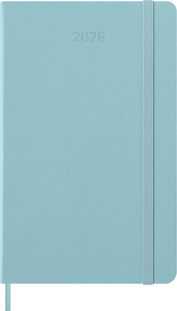 Moleskine 2026 January Large Size x DHB2412WN3Y26 Planner, Start, 12-Month Weekly, (13cm 21cm), Hardcover, Aquamarine,