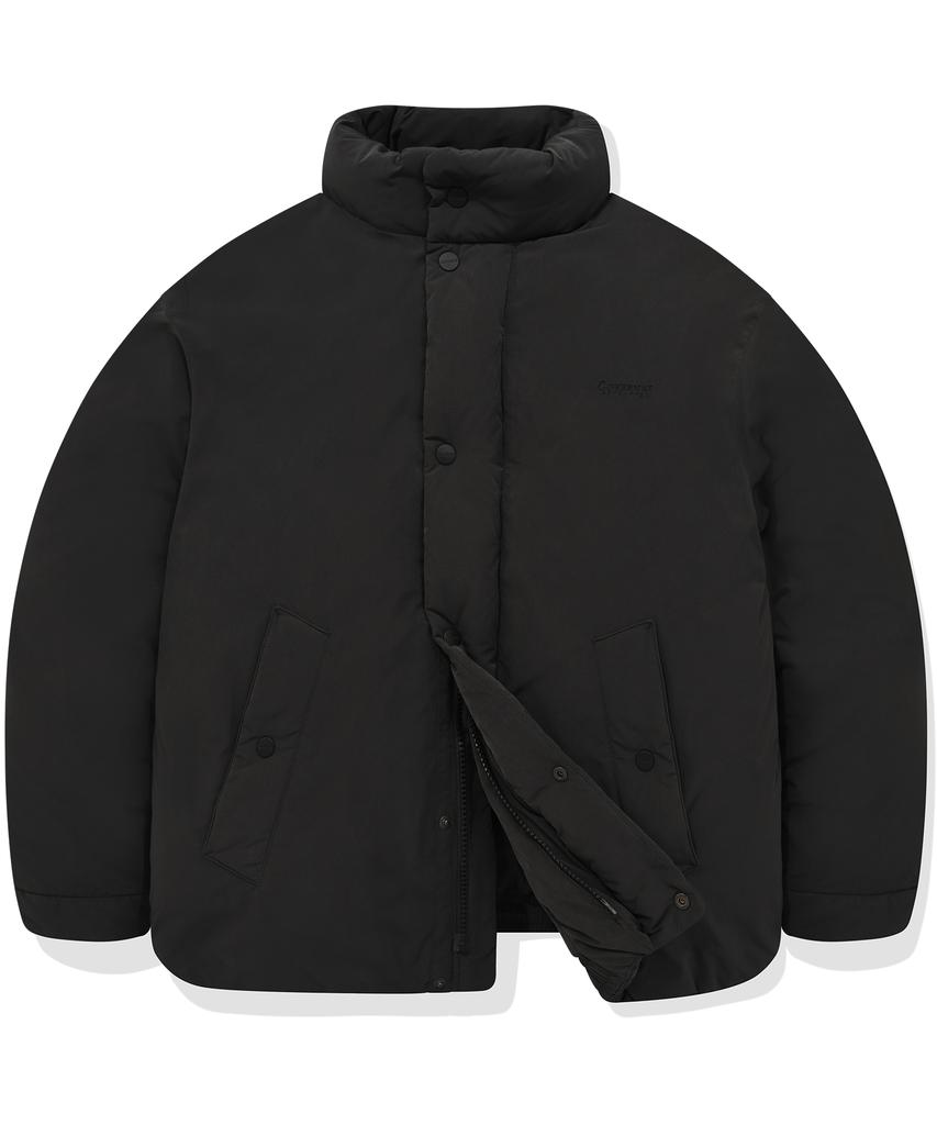 COVERNAT Rds Below Down Short Puffer Charcoal